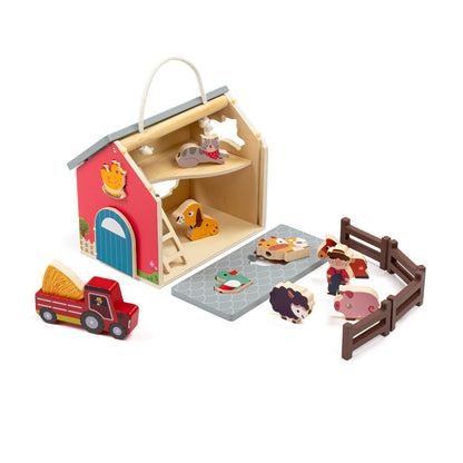 Vocabulary Building Pretend-Play Farm Set