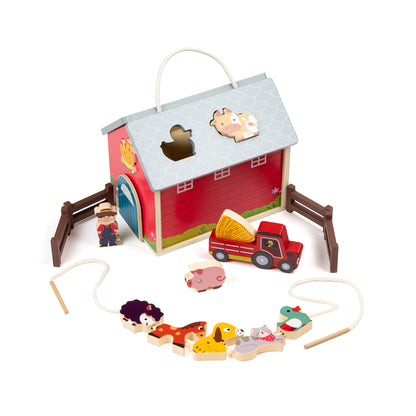 Vocabulary Building Pretend-Play Farm Set