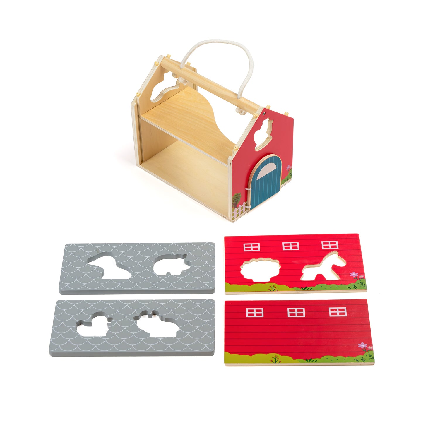 Vocabulary Building Pretend-Play Farm Set